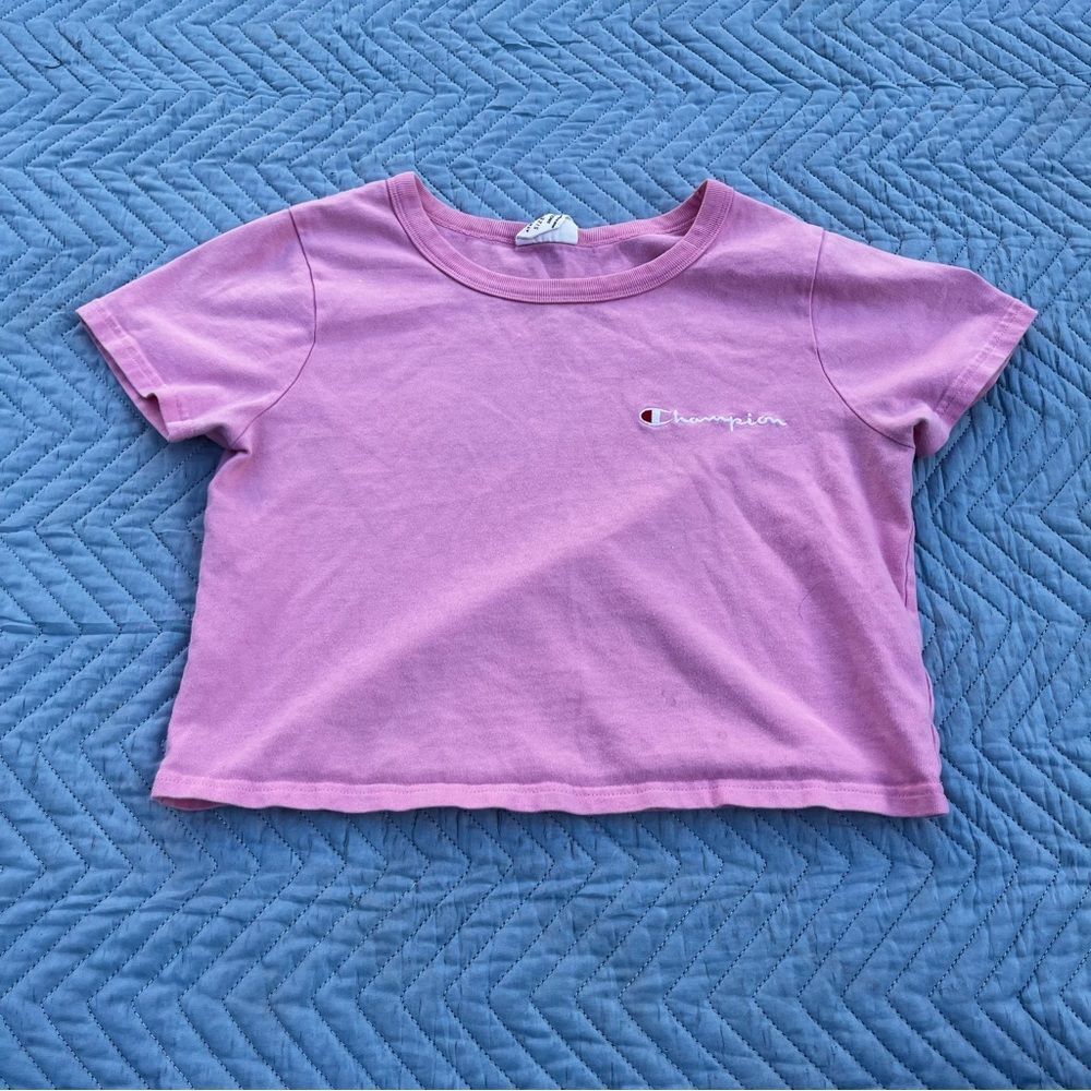 Champion heritage cropped tee size small